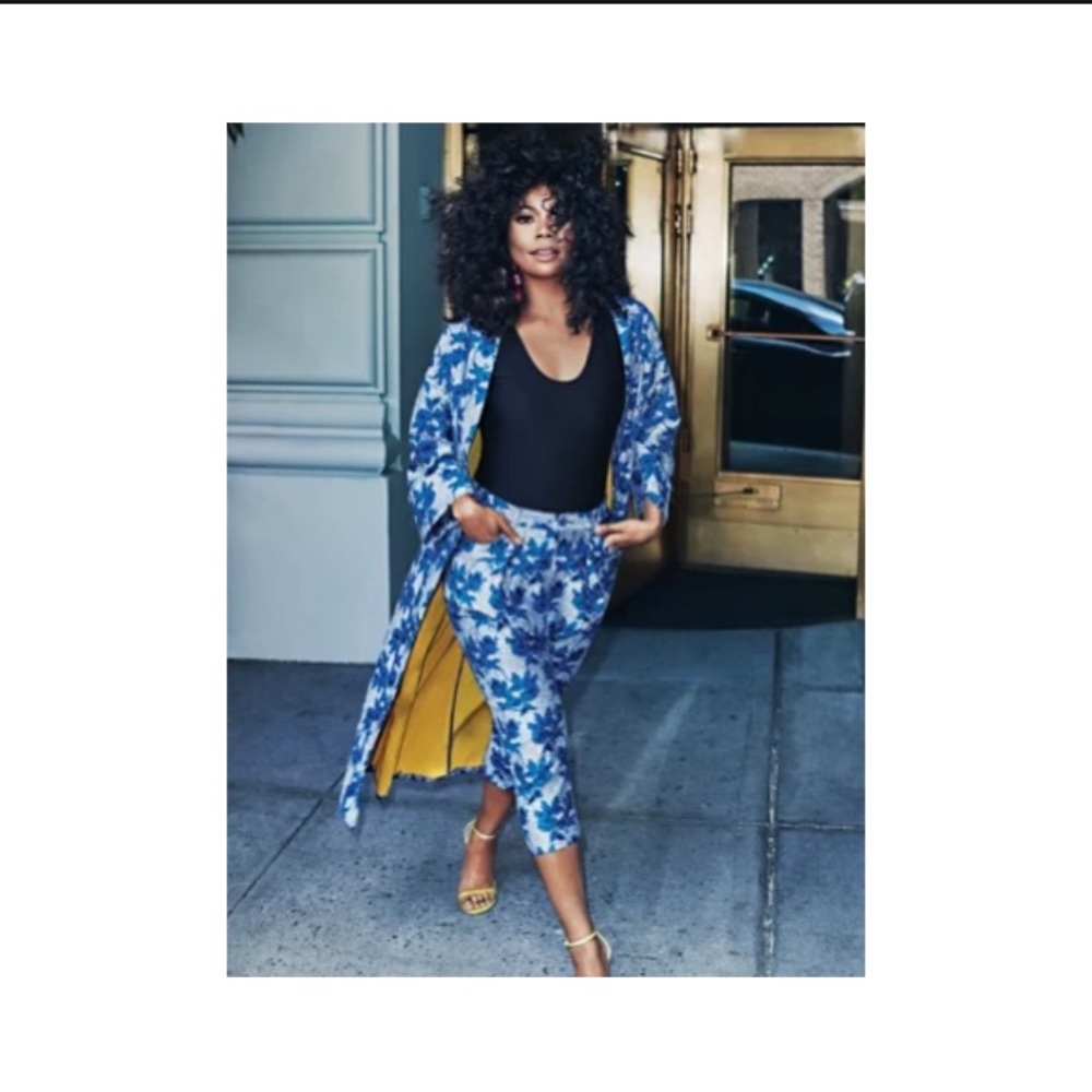 Gabrielle Union Floral Two-Piece Set